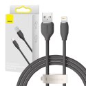 Kabel BASEUS Jelly USB-A-Lightning 1.2m (czarny)