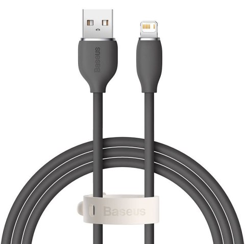 Kabel BASEUS Jelly USB-A-Lightning 1.2m (czarny)