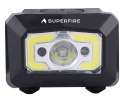 Latarka czołowa SUPERFIRE X30 strumień świetlny 340lm USB