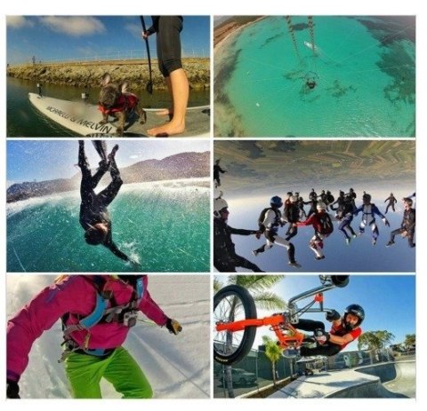 Zestaw 20 akcesoriów Puluz do kamer sportowych (m.in. Osmo Action 5 Pro) PKT11