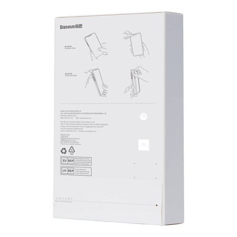 Etui BASEUS Crystal Series do iPhone 14 Plus + szkło hartowane