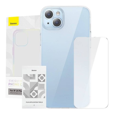Etui BASEUS Crystal Series do iPhone 14 Plus + szkło hartowane