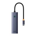 Hub 4w1 Baseus UltraJoy USB-C do USB 3.0 (szary)