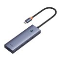 Hub 4w1 Baseus UltraJoy USB-C do USB 3.0 (szary)