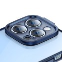 Zestaw ochronny BASEUS Glitter do iPhone 14 Pro (niebieski)