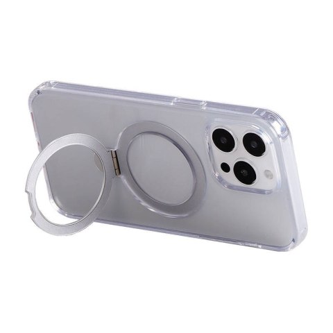 Etui JOYROOM JR-BP004 magnetyczne z uchwytem do iPhone 15 Pro (transparentne)