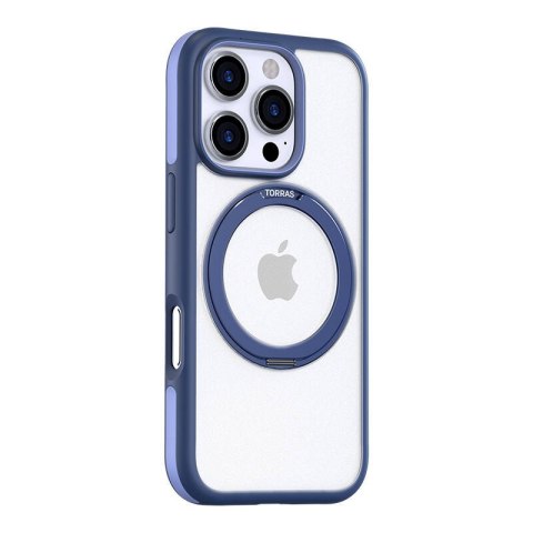 Etui TORRAS Ostand R Fusion Series do iPhone 16 Pro (niebieskie)