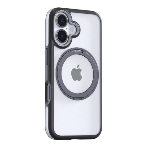 Etui TORRAS Ostand R Fusion do iPhone 16 Plus (czarne)