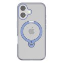 Etui TORRAS Ostand Spin iPhone 16 (niebieskie)