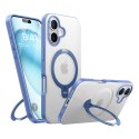 Etui TORRAS Ostand Spin iPhone 16 (niebieskie)