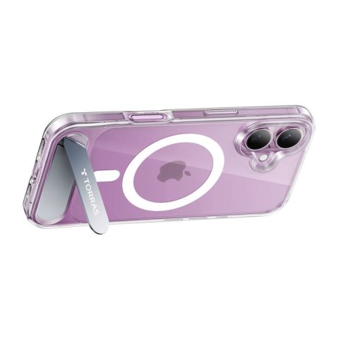 Etui TORRAS Pstand Series do iPhone 16 Plus (przezroczyste)