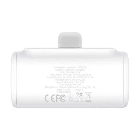 Powerbank BASEUS Compact IP 5000mAh 20W (biały)