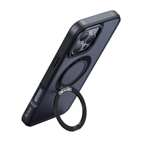 Etui MCDODO PC-4933 do iPhone 16 Pro Max MagSafe stojak (czarne)