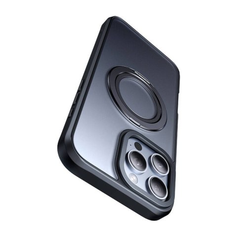 Etui MCDODO PC-4933 do iPhone 16 Pro Max MagSafe stojak (czarne)