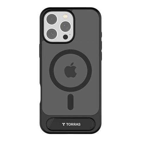Etui magnetyczne TORRAS Pstand Series iPhone 16 Pro (czarne)