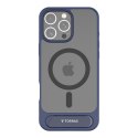 Etui magnetyczne TORRAS Pstand Series iPhone 16 Pro (niebieskie)