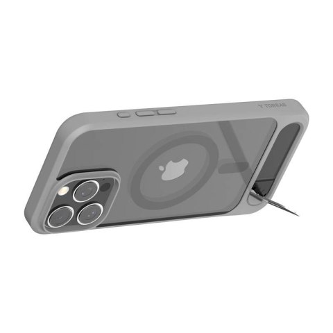 Etui magnetyczne TORRAS Pstand Series iPhone 16 Pro Max (szare)