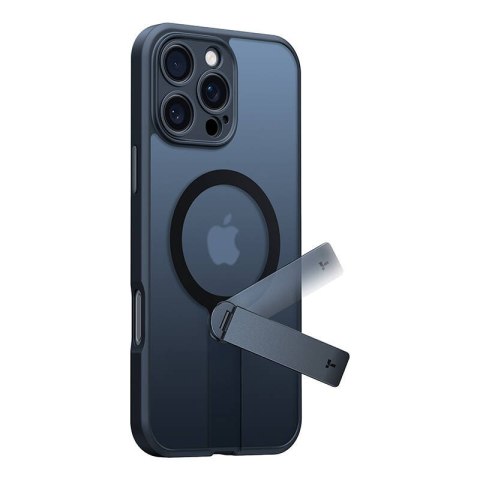 Etui TORRAS Pstand Spin do iPhone 16 Pro (czarne)
