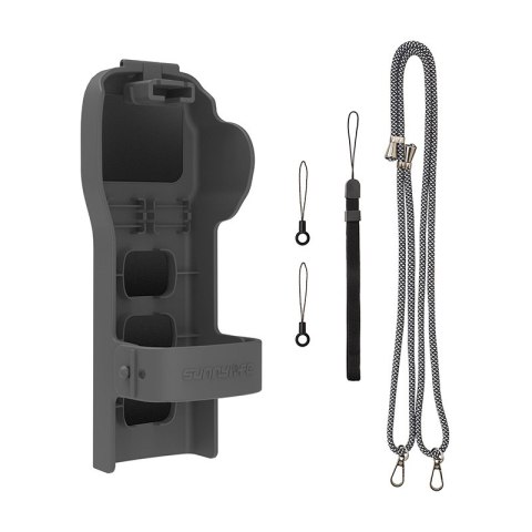 Etui ochronne Sunnylife z paskiem i smyczą do Osmo Pocket 3 (szare)