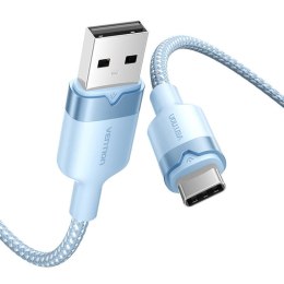 Kabel USB 2.0 A do USB-C 3A Vention CTNLH 2M (niebieski)