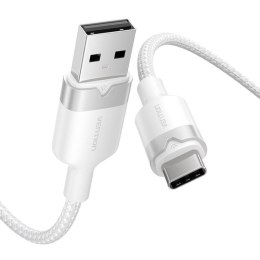 Kabel USB 2.0 A do USB-C 3A Vention CTNWH 2M (biały)