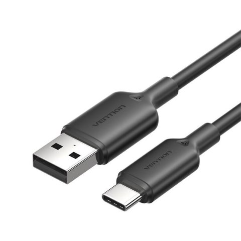 Kabel USB 2.0 A do USB-C 3A Vention CTQBF 1M (czarny)