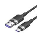 Kabel USB 2.0 A do USB-C 6A Vention CTOBH 2M (czarny)