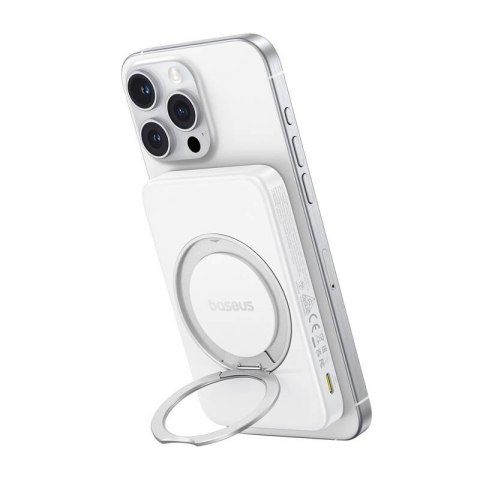Magnetyczny Powerbank Baseus ze stojakiem PicoGo Qi2 5000mAh 20W