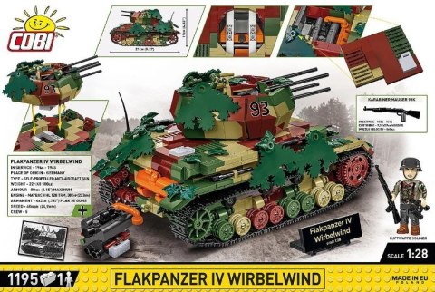 Klocki Flakpanzer IV Wirbelwind 1195 elementów