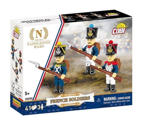 Klocki Francuscy żołnierze 41 elementów