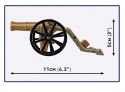 Klocki Francuski artylerzysta z armatą 97 elementów