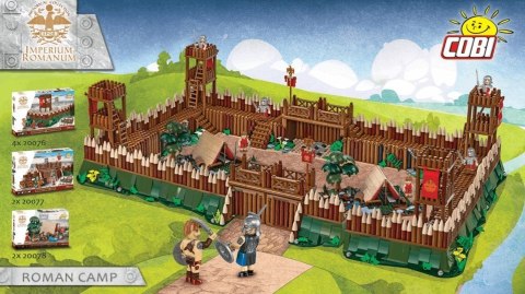 Klocki Imperium Romanum - Brama obozu rzymskiego 591 elementów