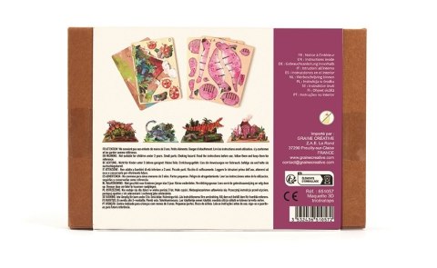 Makieta 3D z drewna, Triceratops