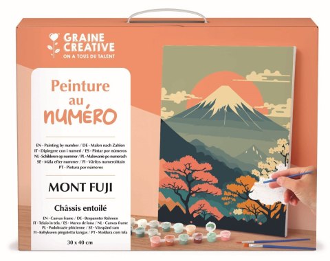 Malowanie po numerach 30x40 Góra Fuji