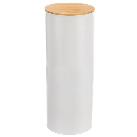 Pojemnik kuchenny puszka na żywność metalowy biały WHITELINE 2.65L ORION 127542