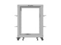 Stojak Open rack 19 cali 15U 600x600-1100 regulowany szary