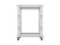 Stojak Open rack 19 cali 15U 600x600-1100 regulowany szary