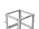 Stojak Open rack 19 cali 9U 600x600-1100 regulowany szary