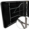 STÓŁ CATERINGOWY SKŁADANY W WALIZKĘ 180x70x74CM MAX.100KG CZARNY