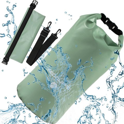 TORBA PLECAK WOREK WODOSZCZELNY 10L SZARY