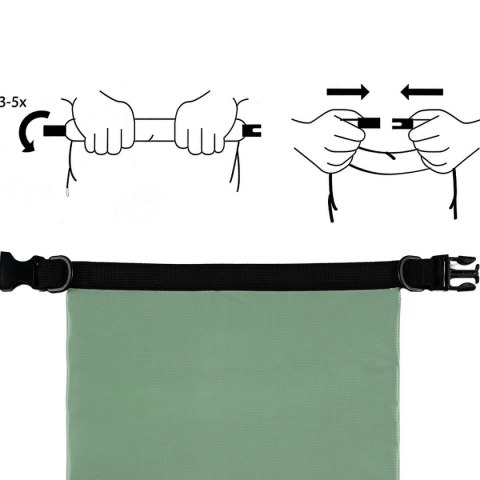 TORBA PLECAK WOREK WODOSZCZELNY 10L SZARY