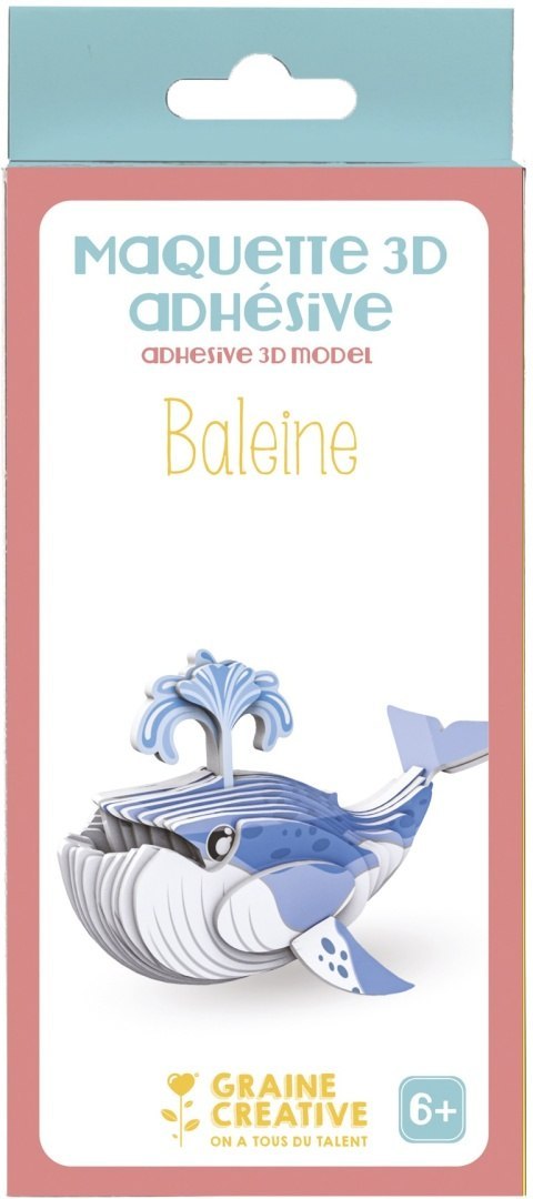 Układanka przestrzenna 3D Wieloryb