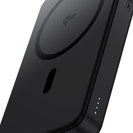 Baseus Powerbank magnetyczny Airpow Qi2 10000mAh 22.5W z kablem USB-C - USB-C czarny