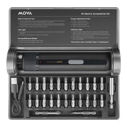 Zestaw wkrętaków 4V 8N-m MOVA MSD008