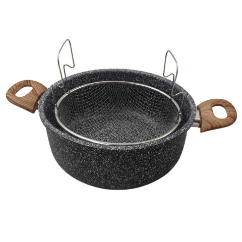 GARNEK MARMUROWY Z KOSZEM DO SMAŻENIA KINGHOFF KH-1985 4L