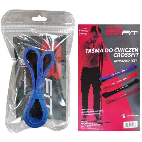GUMA TAŚMA DO ĆWICZEŃ FITNESS CROSSFIT MINI BAND 22-34KG ENERO FIT