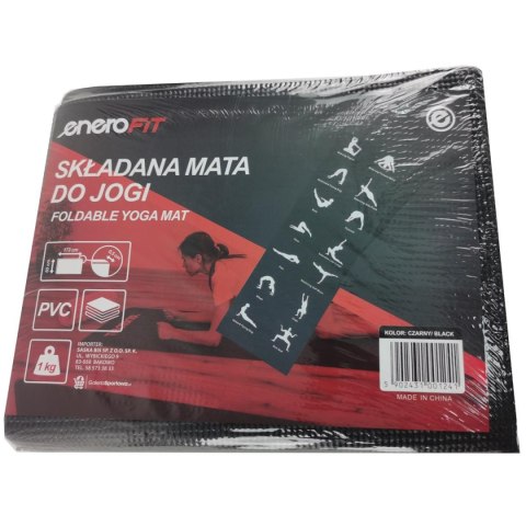 MATA DO JOGI SKŁADANA 1700x600x5MM CZARNA ENERO FIT