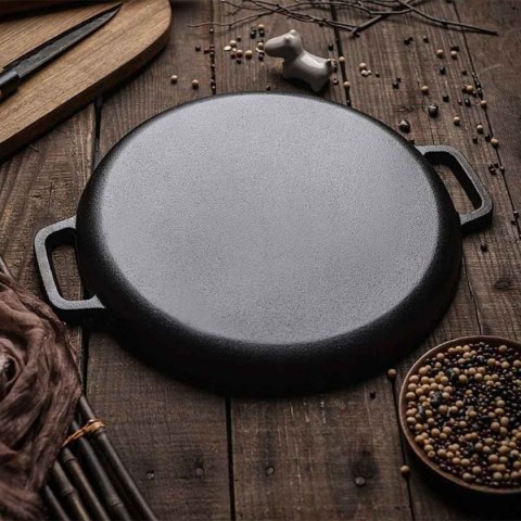 PATELNIA ŻELIWNA TALERZ DO PIZZY HAGE 30cm INDUKCJA