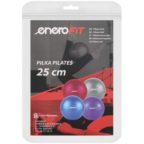 PIŁKA FITNESS PILATES 25CM FIOLETOWA ENERO FIT