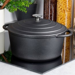 Garnek z pokrywką żeliwny indukcja gaz ciężki CAST LINE 26 cm 5L VILDE 199075